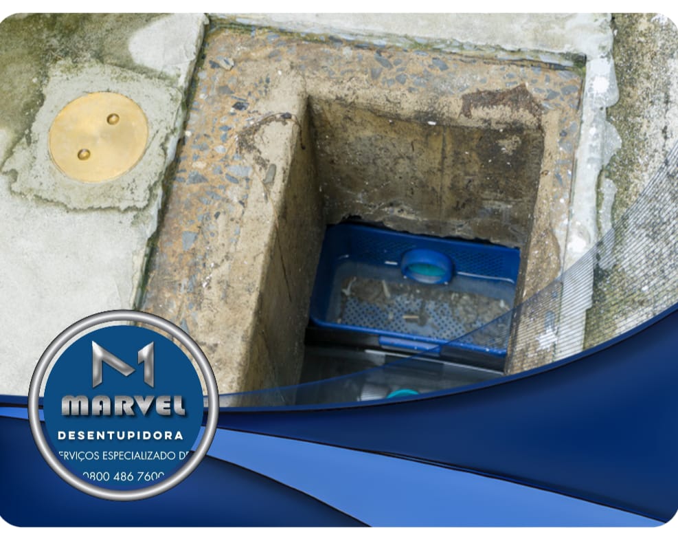 Limpeza de caixa de gordura